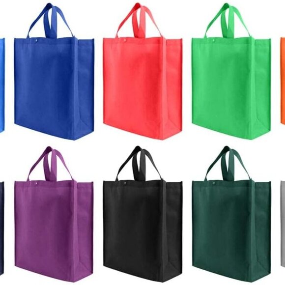 Reusable Grocery Bags, Durable Tote Bags, Shopping Bags for Groceries, Utility T - Picture 1 of 6